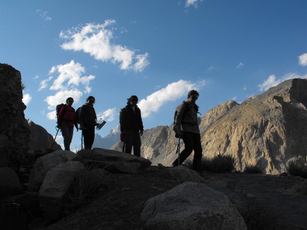 Wandering along Buttura Glacier Hunza